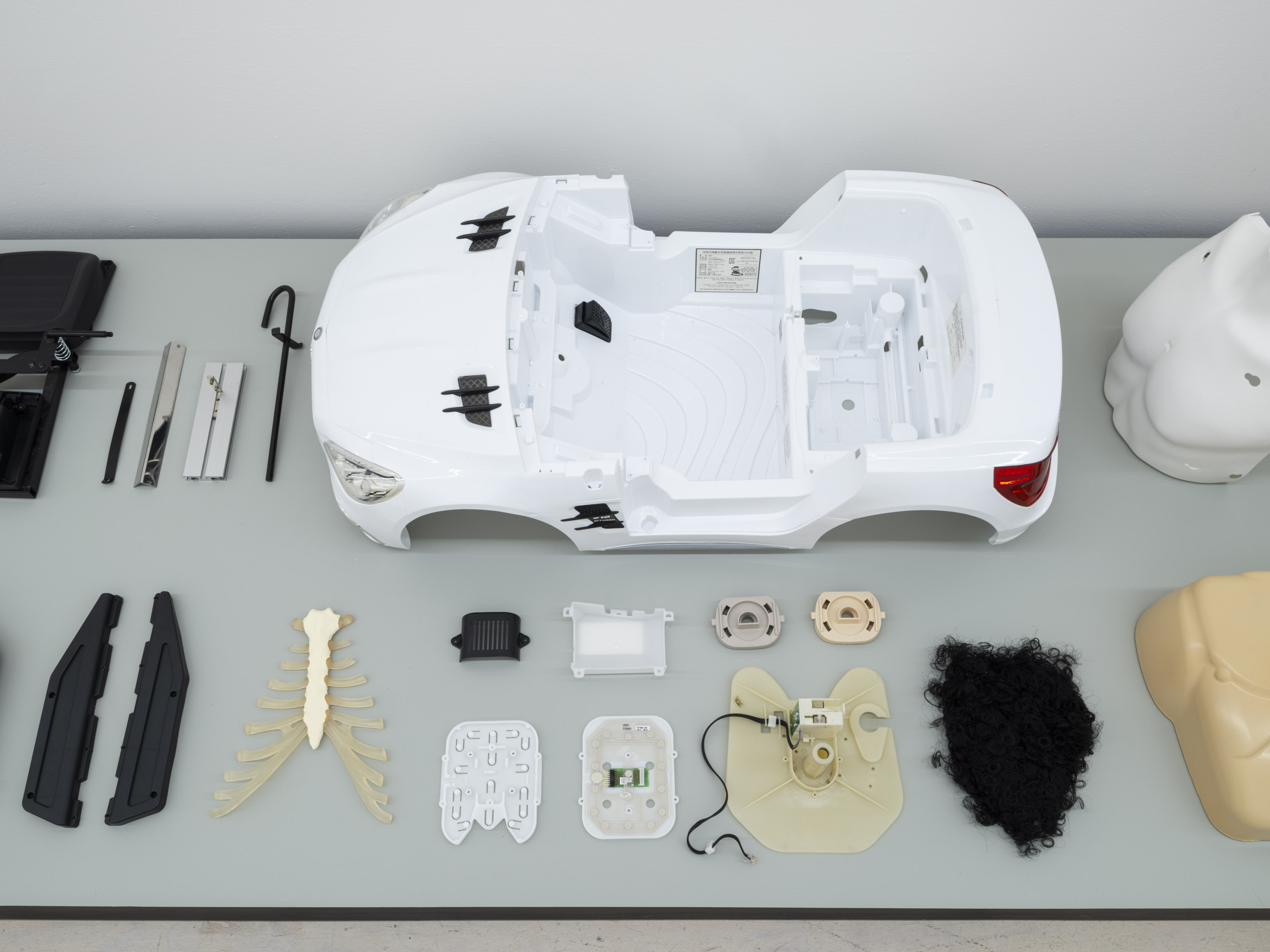 Geumhyung Jeong, Removed Parts: Restored, Installation view, as part of The Gatherers, on view at MoMA PS1 from April 24 through October 6, 2025. Courtesy MoMA PS1. Photo: Kris Graves
      
