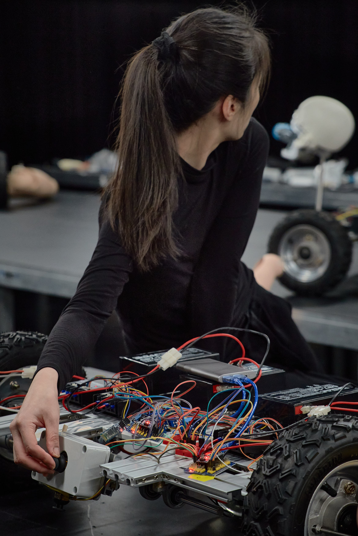 Geumhyung Jeong, TEST RUN, 2021. Courtesy: Mousonturm, Frankfurt; photograph: Jörg Baumann