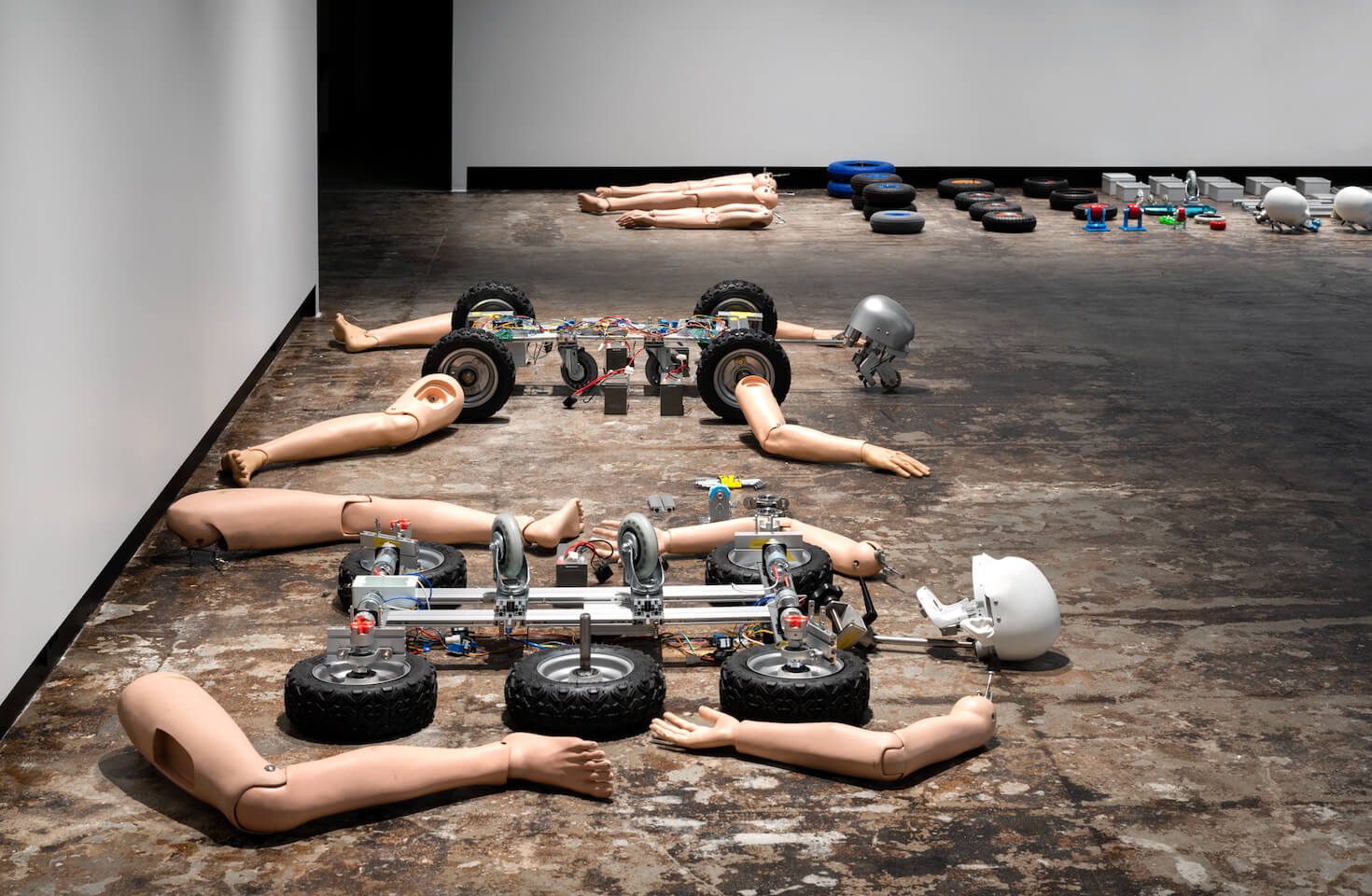 Exhibition View, Geumhyung Jeong, Under Repair, ICA London, 2021. Photo: Susann Jamtøy